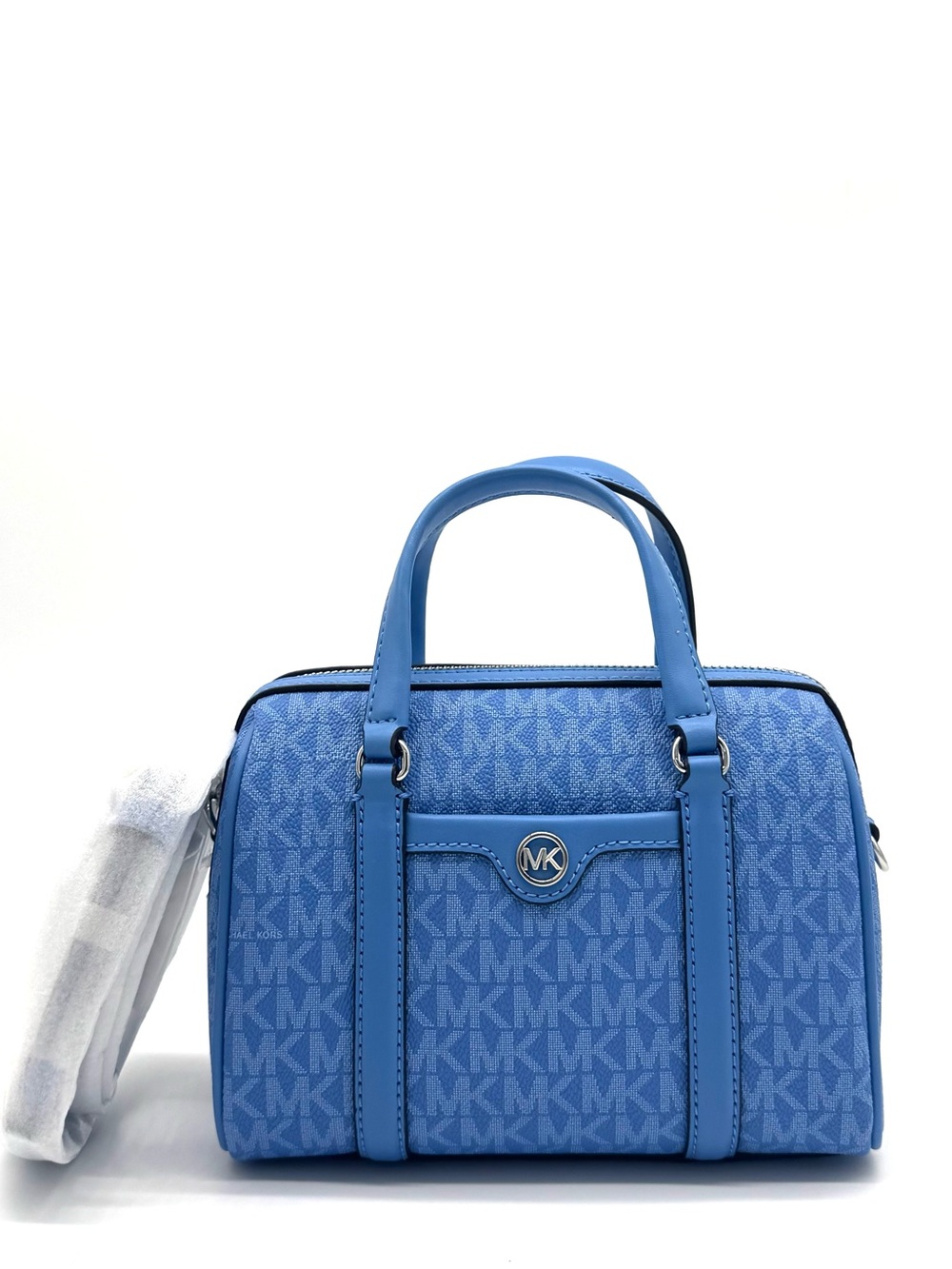 Michael Kors Small Travel Duffle Xbody Satchel Shoulder Bag South Pacific Blue